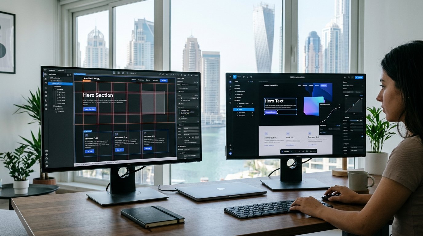 Webflow vs Framer for Dubai Startups